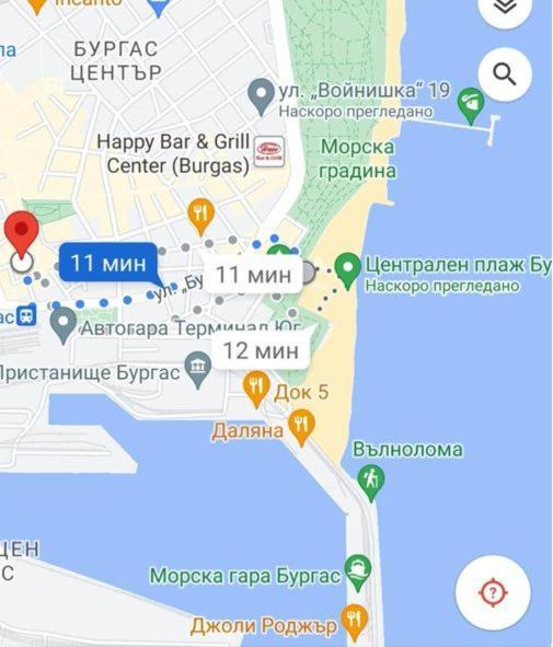Ferienwohnung Студио В Центъра На Бургас Exterior foto